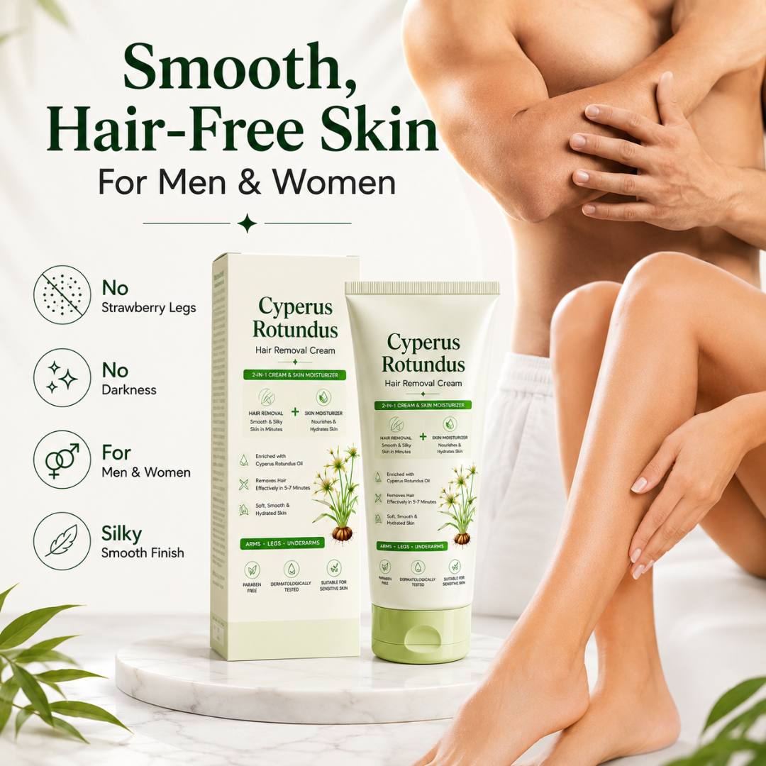 Smooth Hair Removal Cream |For both MEN & WOMEN |(Pack of 2)
