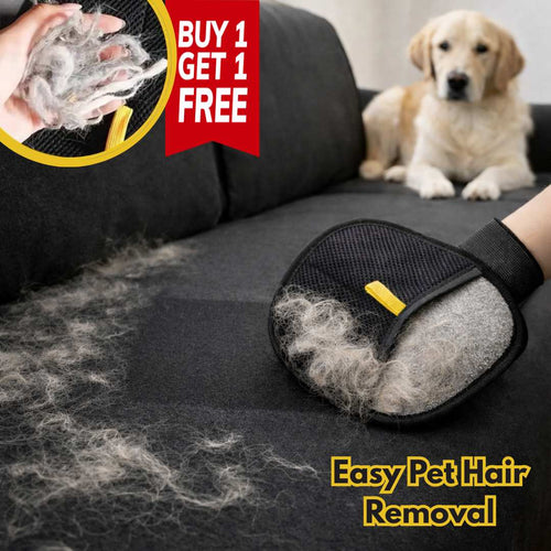 Pet Hair Removal Gloves | Gentle Grooming & Cleaning | BUY 1 GET 1 FREE
