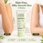 Cyperus Rotundus Hair Removal Cream – 2-in-1 Hair Remover & Skin Moisturizer for Women