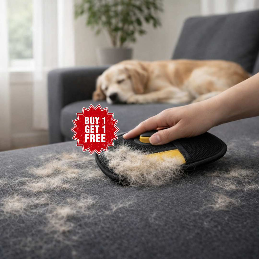 Pet Hair Removal Gloves | Gentle Grooming & Cleaning | BUY 1 GET 1 FREE