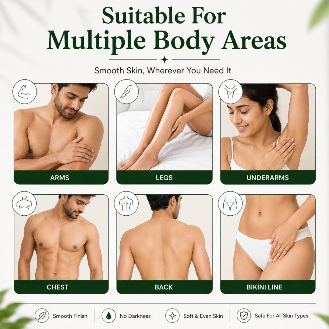 Smooth Hair Removal Cream |For both MEN & WOMEN |(Pack of 2)