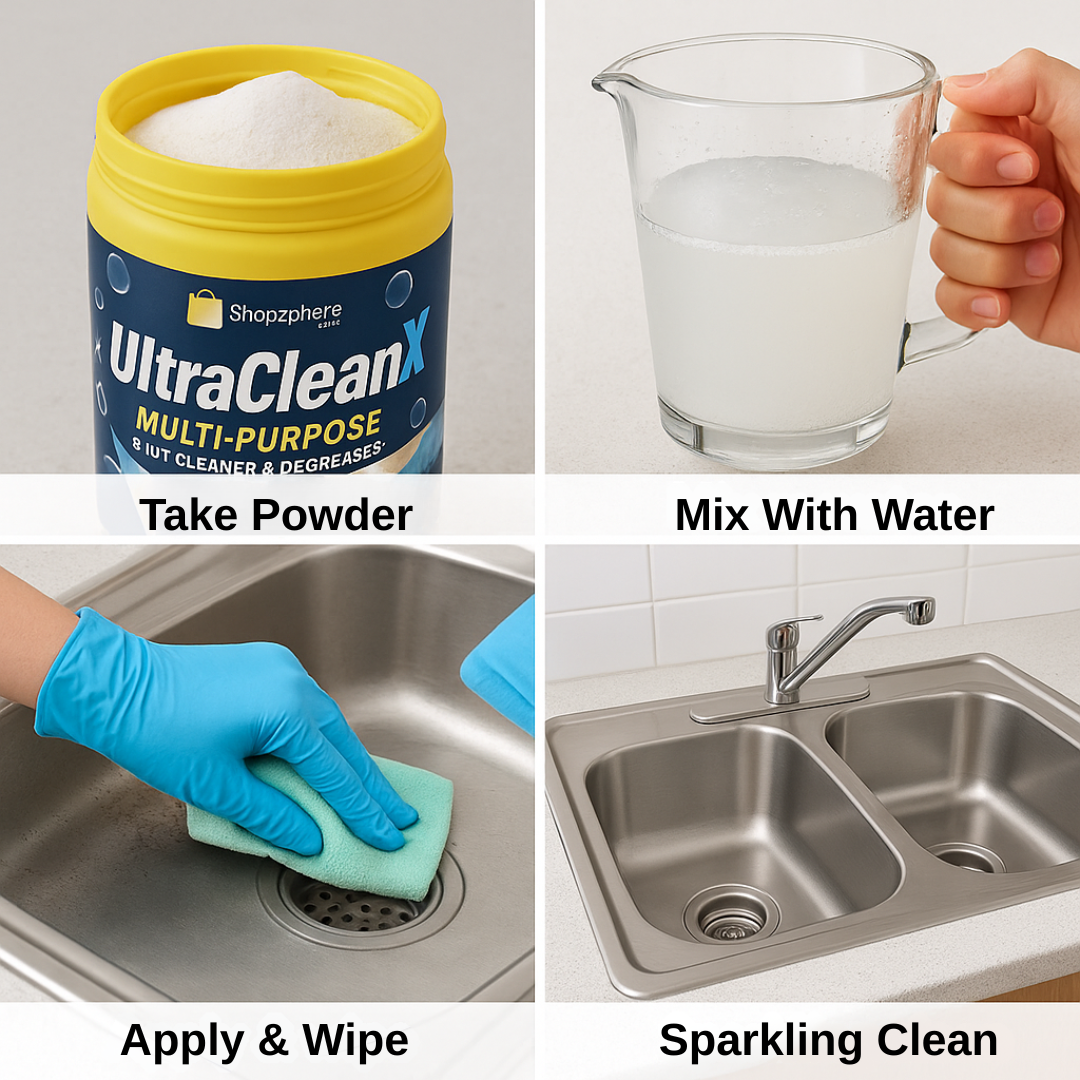 UltraCleanX™ Multi-Purpose All in 1 Cleaner & Degreaser |BUY 1 GET 2 FREE|