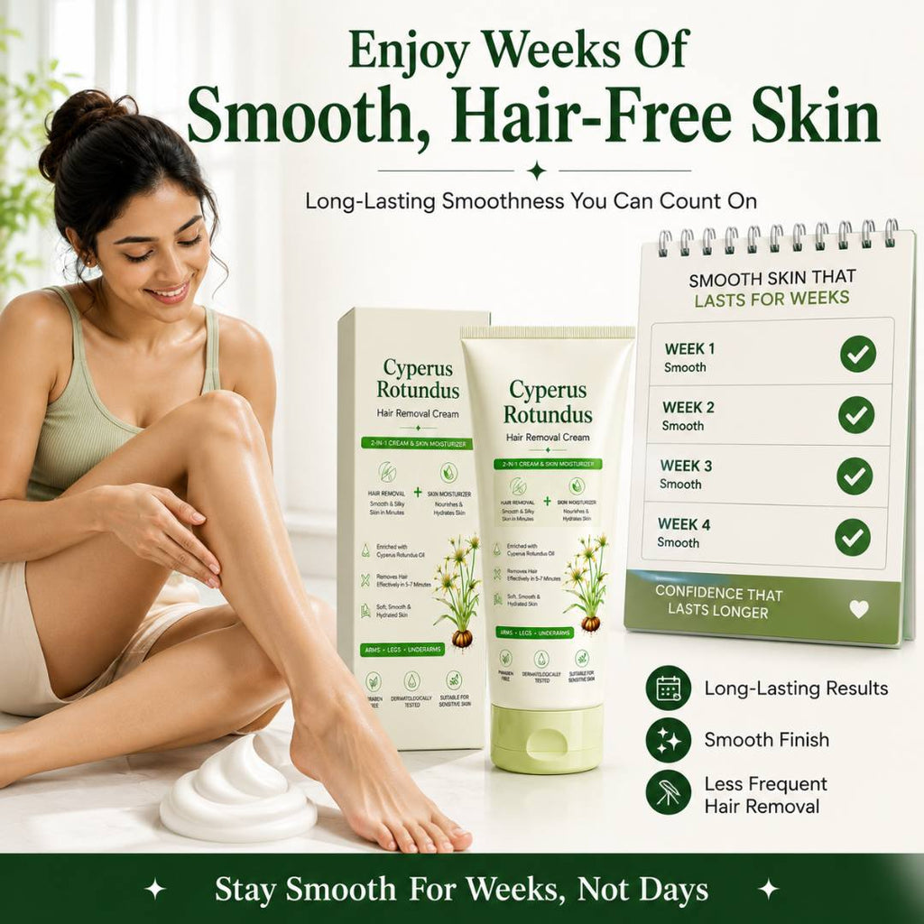 Smooth Hair Removal Cream |For both MEN & WOMEN |(Pack of 2)