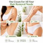 Cyperus Rotundus Hair Removal Cream – 2-in-1 Hair Remover & Skin Moisturizer for Women