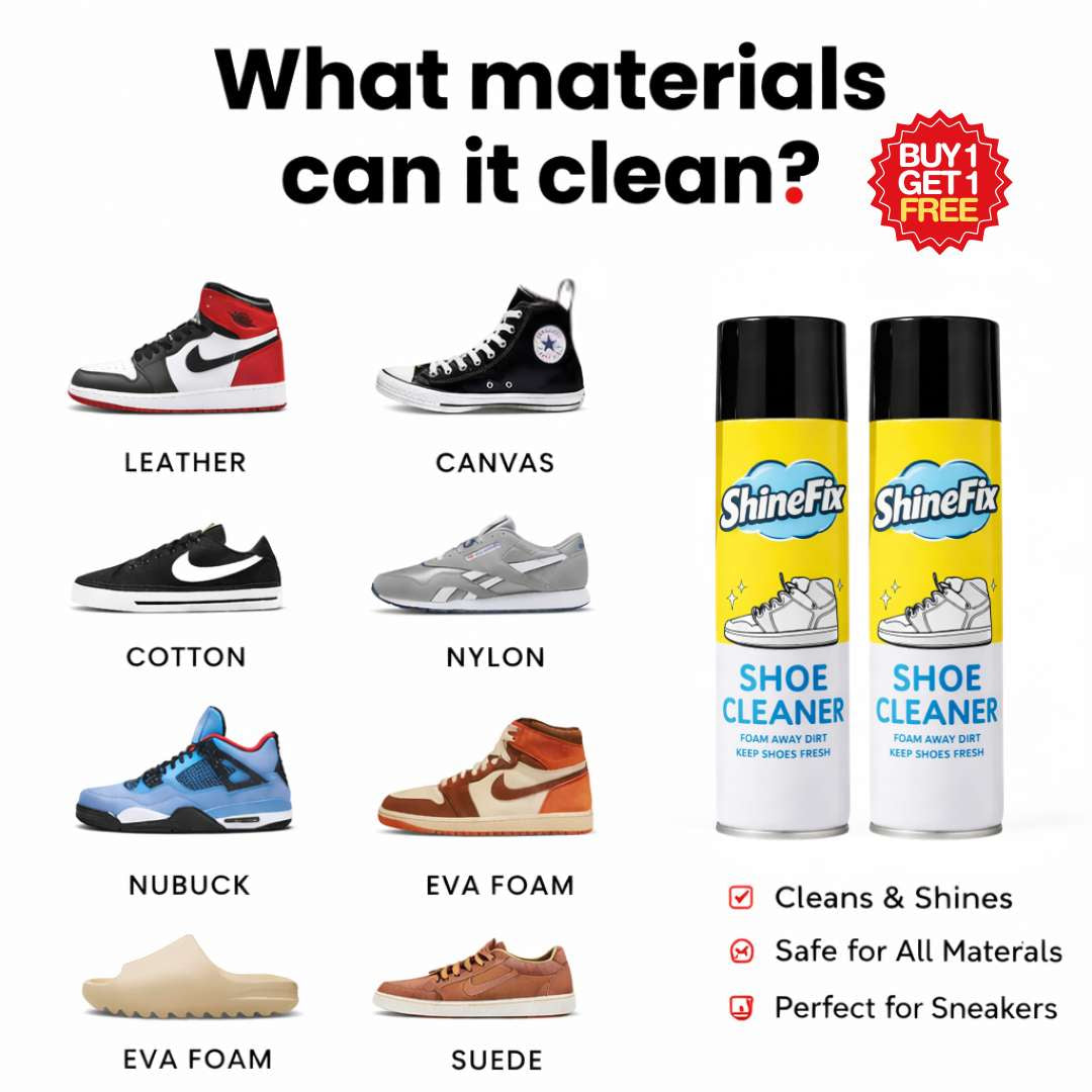 Shoe Cleaning Foam Spray - Buy 1 Get 1 Free
