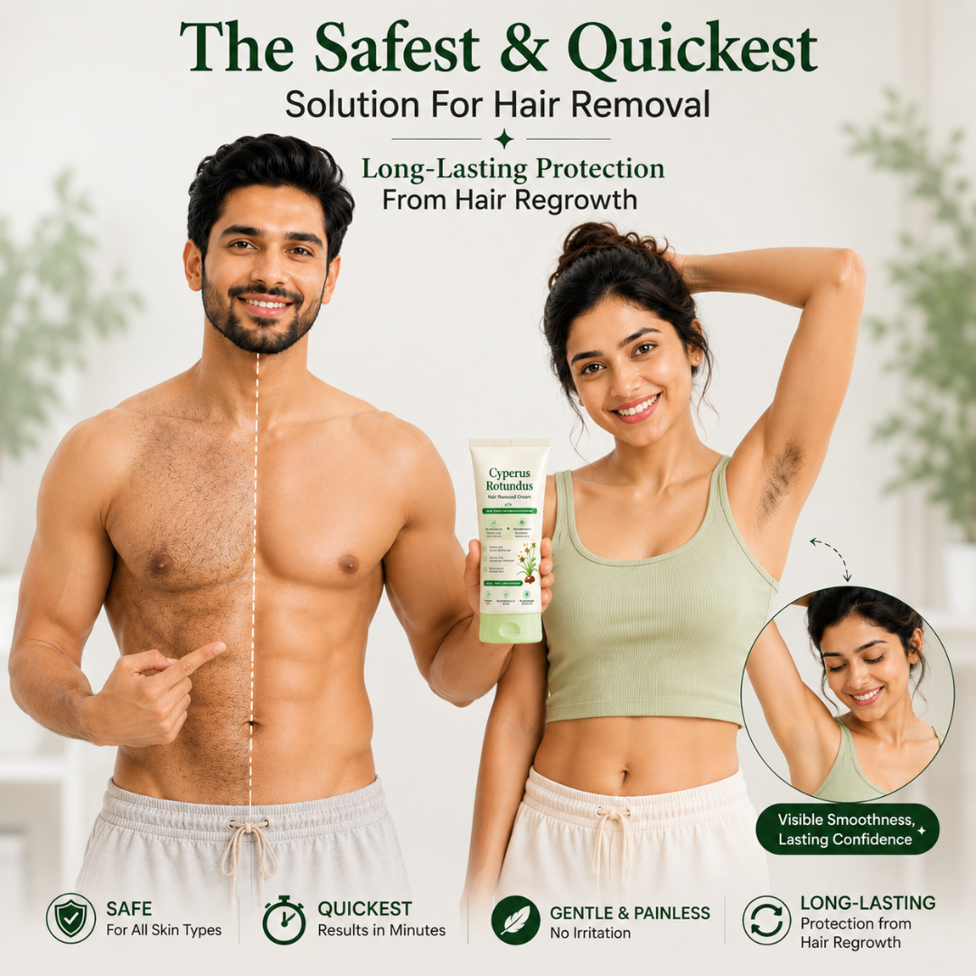 Smooth Hair Removal Cream |For both MEN & WOMEN |(Pack of 2)